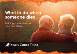 Older man and woman sat on a bench together